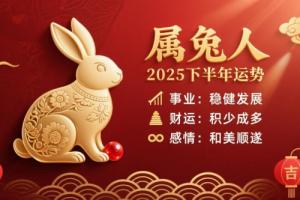 2025年屬兔人下半年運(yùn)勢(shì)如何